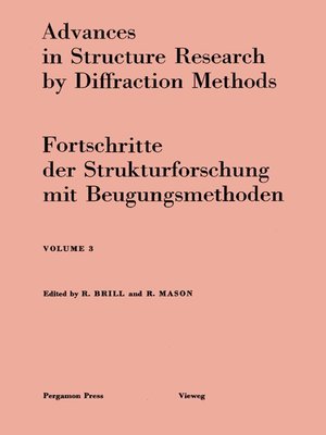 cover image of Advances in Structure Research by Diffraction Methods